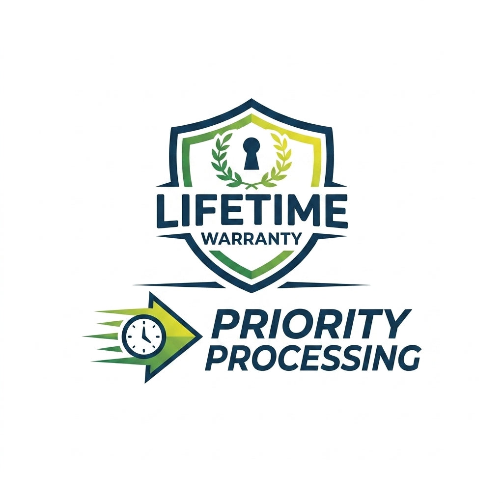 Lifetime Warranty & Priority Shipping