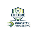 Lifetime Warranty & Priority Processing