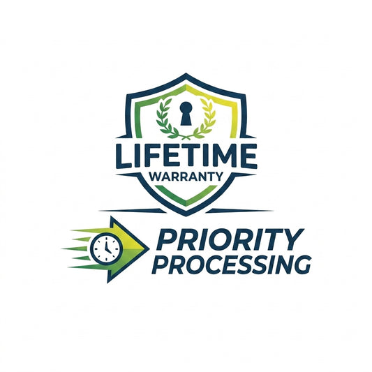 Lifetime Warranty & Priority Shipping